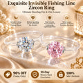 🔥 LAST DAY 90% OFF : Exquisite Invisible Floating Diamond Ring – Weightless Elegance & Zero-Pinch Comfort