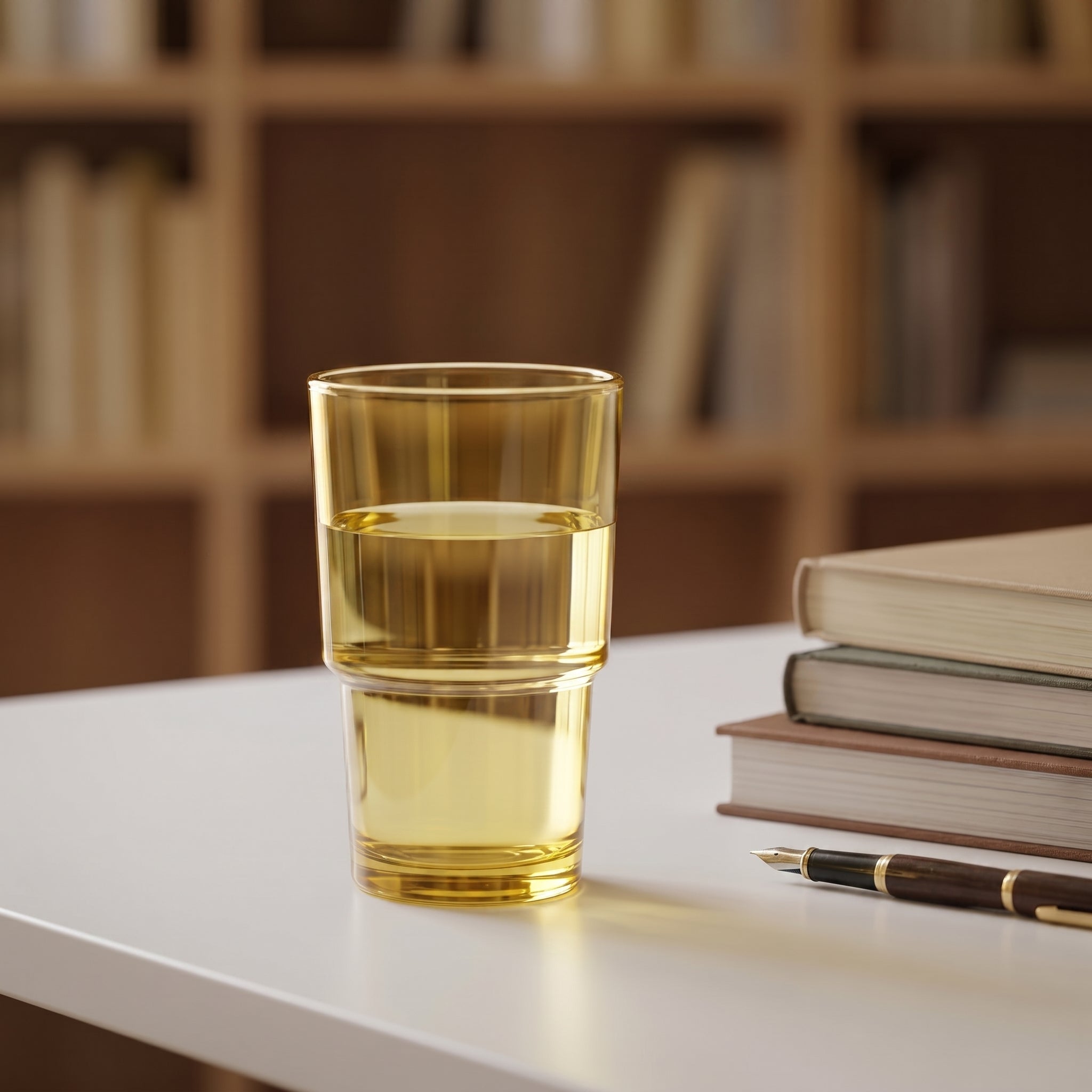 Hub of Houndle Yellow Stacking Glass