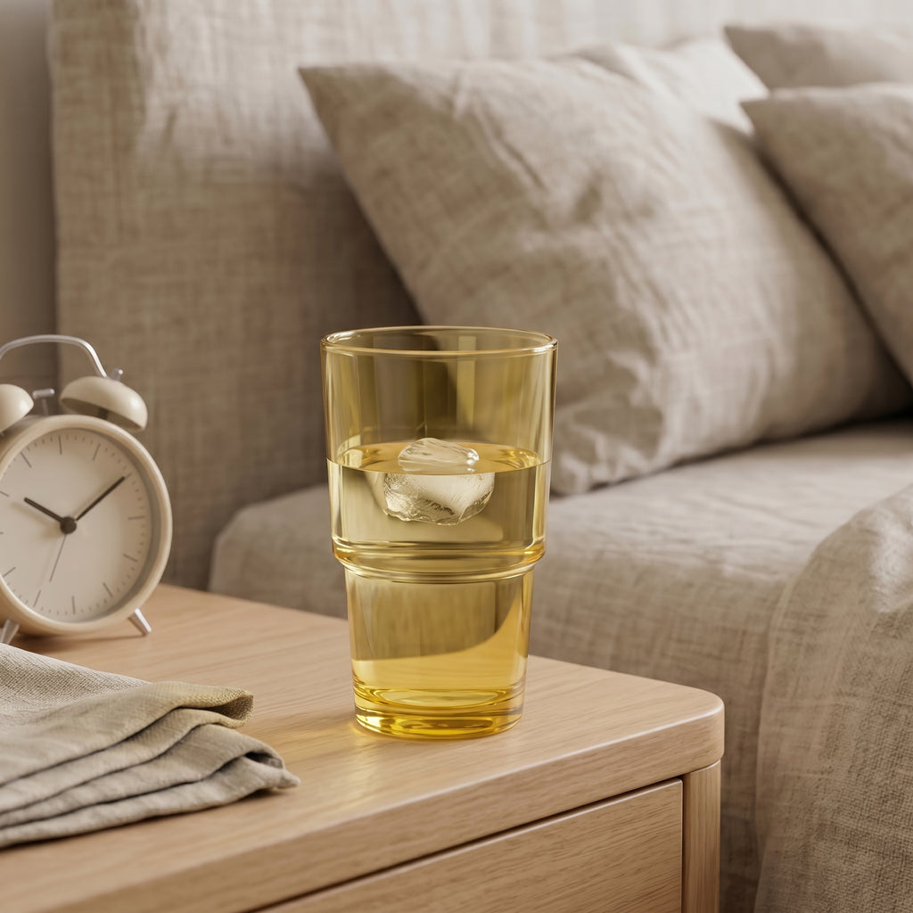Hub of Houndle Yellow Stacking Glass