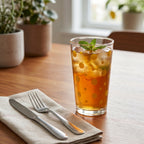 Sunny Polka Dot Glass Tumbler