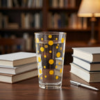 Sunny Polka Dot Glass Tumbler