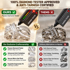 🔥 LAST DAY 90% OFF : Luxury Cross Hollow-Out Diamond Statement Ring – Multi-Band Elegance & Red-Carpet Glamour