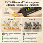 🔥 LAST DAY 90% OFF : Elegant Four-Leaf Clover Moissanite Diamond Stud Earrings – Timeless Luxury & 100% Diamond Tester Approved