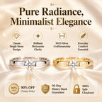 🔥 LAST DAY 90% OFF : The "Sweet Heart" Minimalist Moissanite Ring