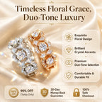 🔥LAST DAY 90% OFF: The "Timeless Floral Grace" Handcrafted Ring