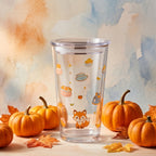 Mofusand Cozy Cafe Double-Walled Travel Tumbler with Lid