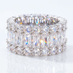 🔥 LAST DAY 90% OFF : Full-Pavé Zircon Multi-Row Eternity Ring – Ultimate Dazzling Fire & Ergonomic Comfort