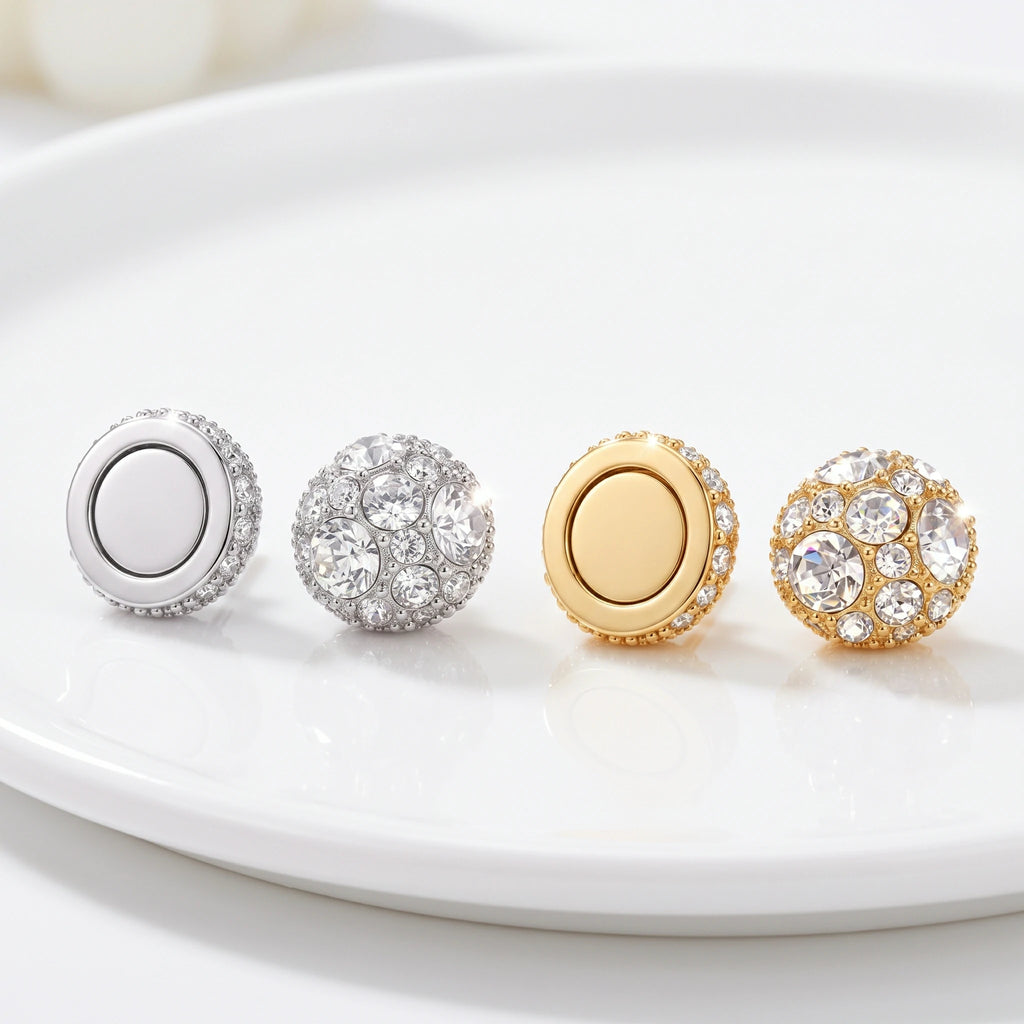 🔥 LAST DAY 90% OFF : Painless Non-Pierced Magnetic Diamond Stud Earrings – Piercing-Free Elegance & All-Day Comfort