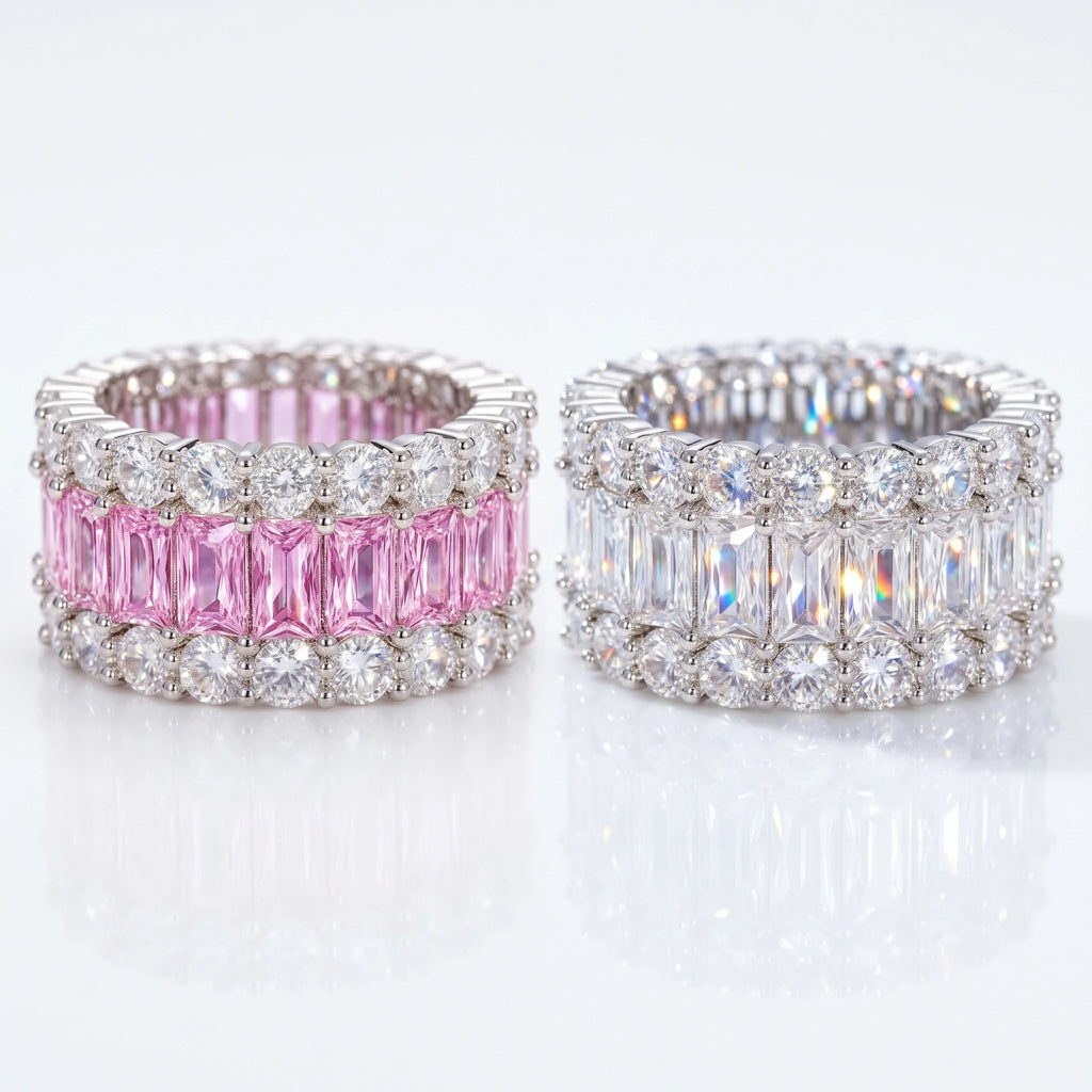 🔥 LAST DAY 90% OFF : Full-Pavé Zircon Multi-Row Eternity Ring – Ultimate Dazzling Fire & Ergonomic Comfort
